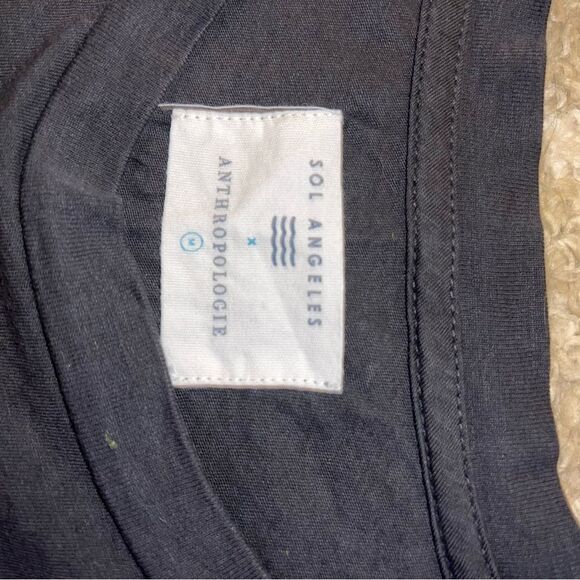 Anthropologie size M Black Pineapple Graphic T-Shirt - Picture 2 of 5